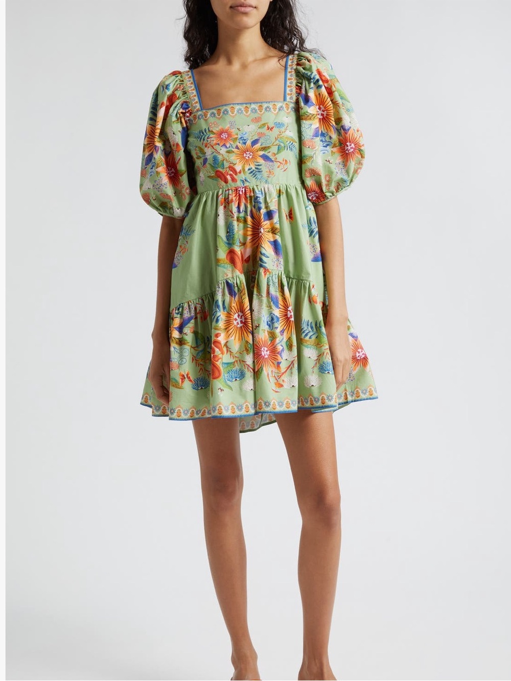 FARM Rio Bright Yard Multicolor Floral Mini Dress